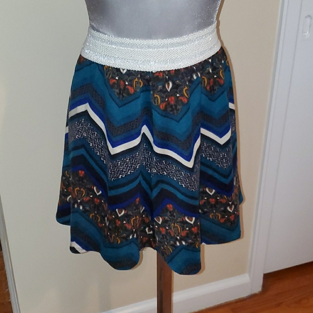 Miami printed skirt